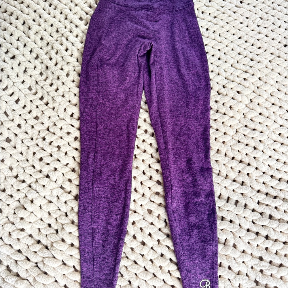 Bombshell Sportswear Heathered Purple Leggings
